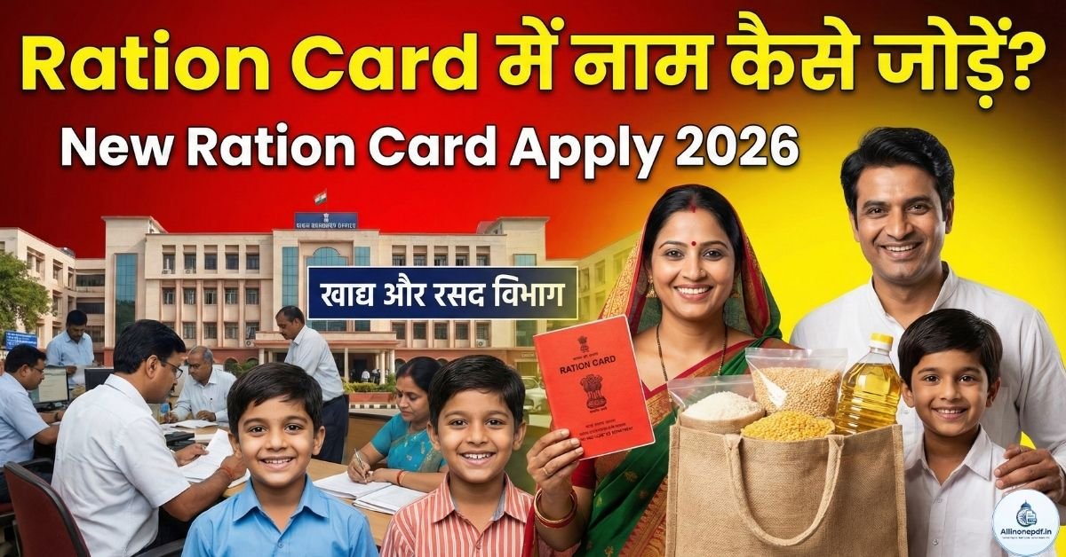 Ration Card में नया सदस्य का नाम कैसे जोड़ें और नया Ration Card कैसे ...